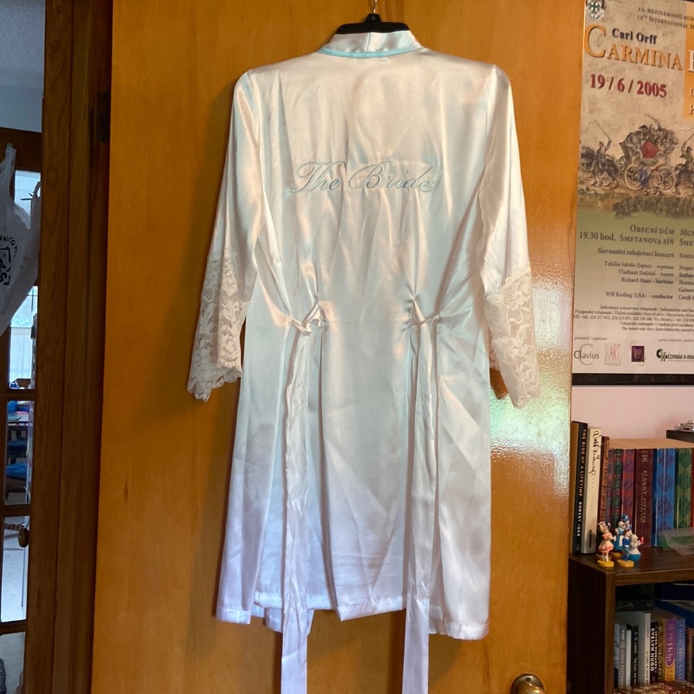 Bridal Robe/Makeup case/Bag Set